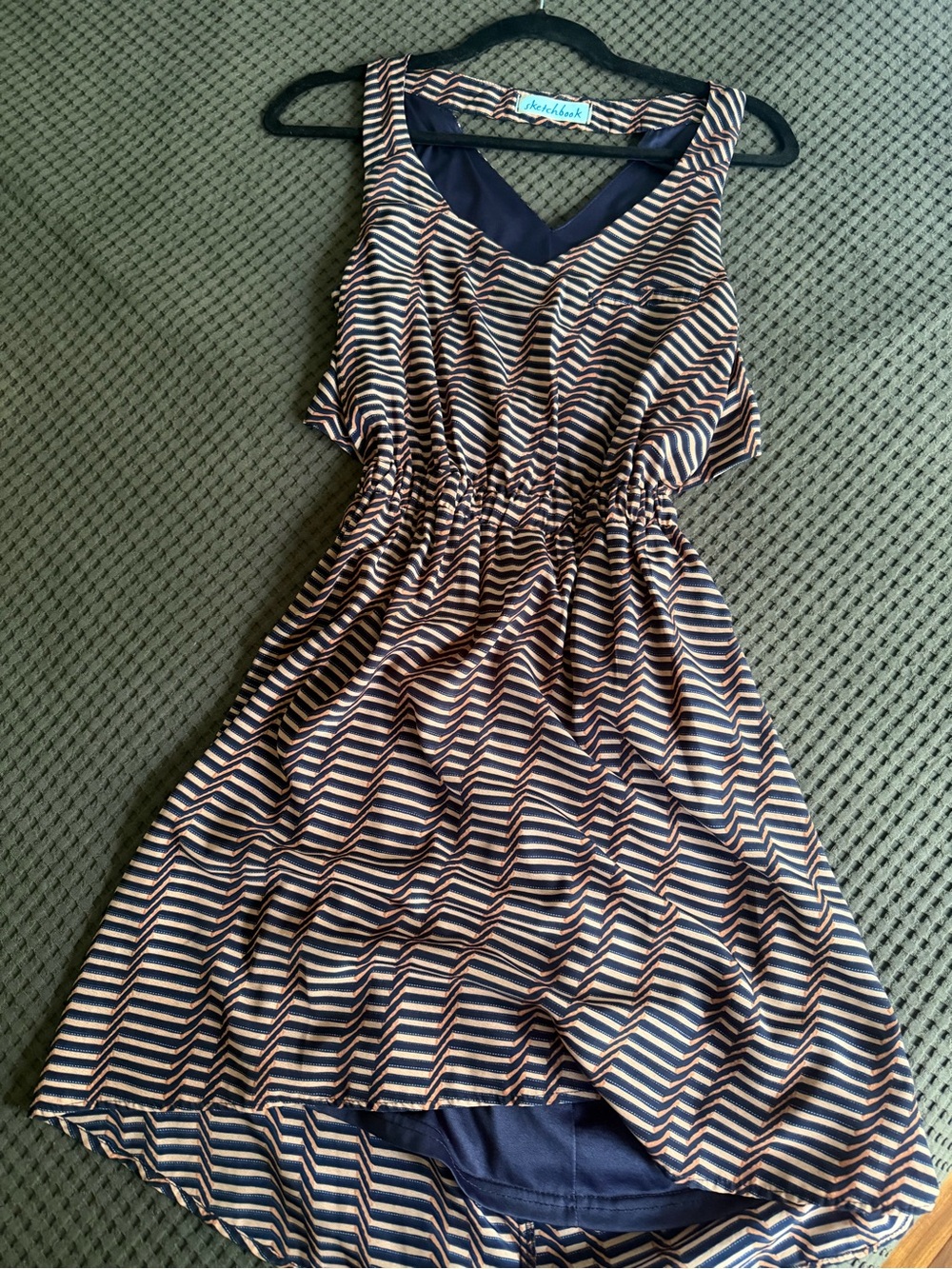 Sailor Navy & Cream Striped Dress